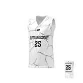Basketball Jersey Cracks - White